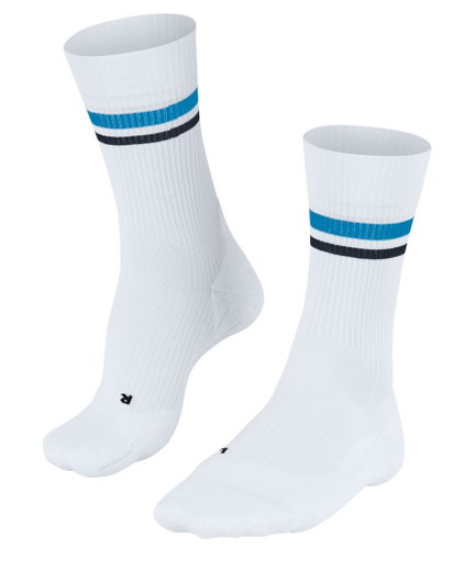 Falke Tennissocke TE4 Classic (mit Stabilisierungsfunktion, leichter Dämpfung) weiss/blau Damen - 1 Paar
