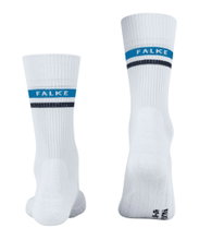Falke Tennis Sock TE4 Classic (with stabilization function, light cushioning) white/blue Women - 1 Pair