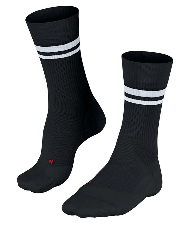 Falke Tennissocke TE4 Classic (mit Stabilisierungsfunktion, leichter Dämpfung) schwarz/weiss Damen - 1 Paar