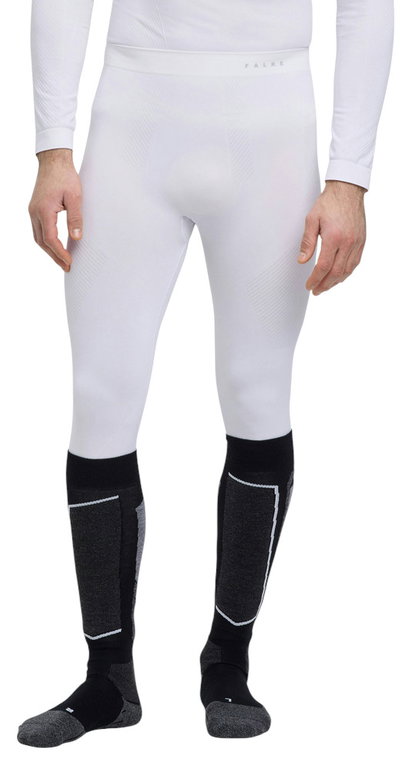 Falke Unterziehhose Tight Warm (perfekte Feuchtigkeits- und Temperaturregulierung) lang weiss Herren
