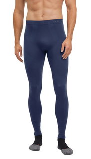 Falke Unterziehhose Tight Warm (perfekte Feuchtigkeits- und Temperaturregulierung) lang blau Herren