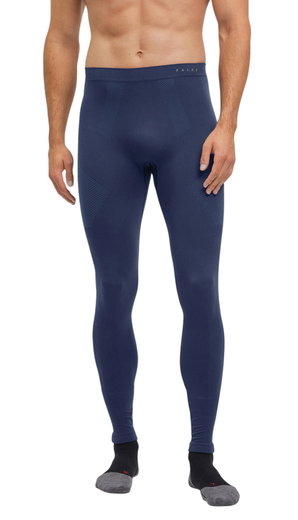 Falke Unterziehhose Tight Warm (perfekte Feuchtigkeits- und Temperaturregulierung) lang blau Herren