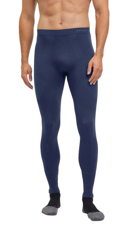 Falke Unterziehhose Tight Warm (perfekte Feuchtigkeits- und Temperaturregulierung) lang blau Herren