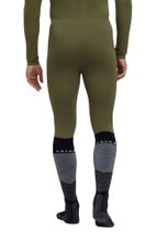 Falke Unterziehhose Tight Warm (perfekte Feuchtigkeits- und Temperaturregulierung) lang grün Herren