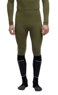Falke Unterziehhose Tight Warm (perfekte Feuchtigkeits- und Temperaturregulierung) lang grün Herren
