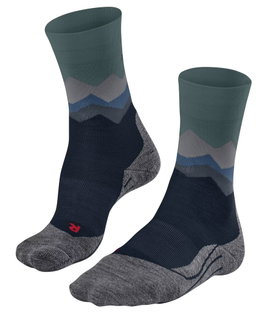 Falke Trekkingsocke Crew TK2 Explore (Merinowoll-Mix) marineblau Herren - 1 Paar