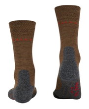 Falke Trekkingsocke Crew TK2 Explore Melange (mittelstarke Polsterung) moccabraun Herren - 1 Paar
