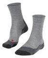 Falke Trekking Sock Crew TK2 Explore Melange (medium cushioning) grey Women - 1 Pair