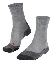 Falke Trekkingsocke Crew TK2 Explore Melange (mittelstarke Polsterung) grau Damen - 1 Paar