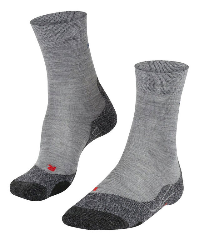 Falke Trekkingsocke Crew TK2 Explore Melange (mittelstarke Polsterung) grau Damen - 1 Paar