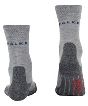 Falke Trekkingsocke Crew TK2 Explore Melange (mittelstarke Polsterung) grau Damen - 1 Paar