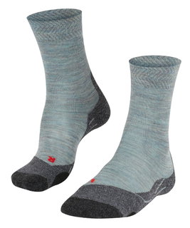 Falke Trekking Sock Crew TK2 Explore Melange (medium cushioning) blue Women - 1 pair
