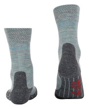 Falke Trekkingsocke Crew TK2 Explore Melange (mittelstarke Polsterung) blau Damen - 1 Paar