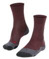 Falke Trekkingsocke Crew TK2 Explore Melange (mittelstarke Polsterung) weinrot Damen - 1 Paar