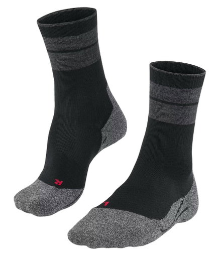 Falke Trekkingsocke Crew TK Stabilizing (Merinowoll-Mix) schwarz Herren - 1 Paar