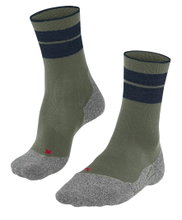 Falke Trekkingsocke Crew TK Stabilizing (Merinowoll-Mix) dunkelgrün Herren - 1 Paar