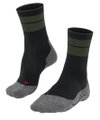 Falke Trekking Sock Crew TK Stabilizing (medium cushioning) black/dark green Women - 1 Pair