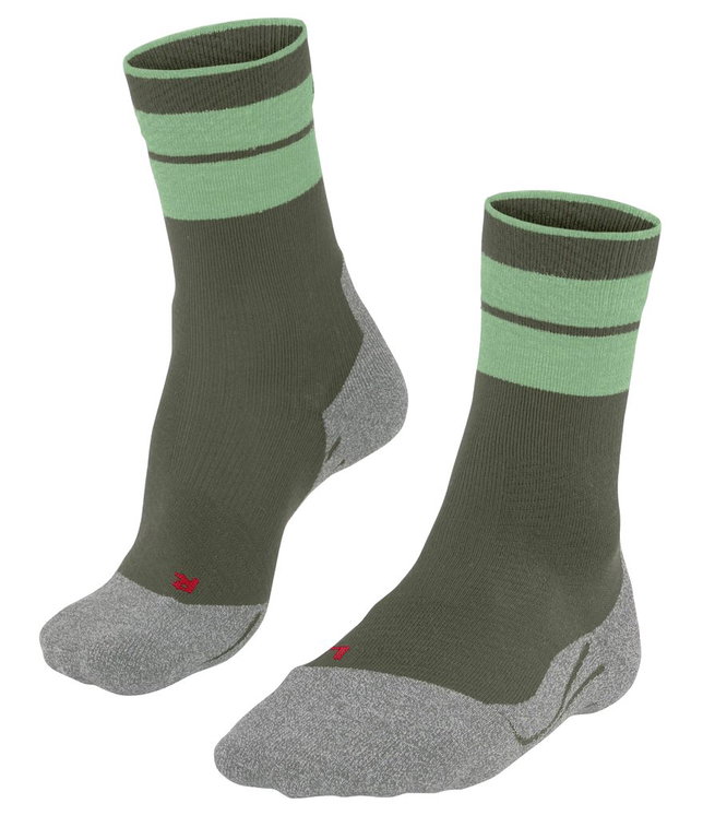 Falke Trekkingsocke Crew TK Stabilizing (mittelstarke Polsterung) herbgrün Damen - 1 Paar