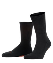 Falke Trekkingsocke Crew Walkie Light (klimaregulierende Merinowolle) schwarz Damen/Herren - 1 Paar