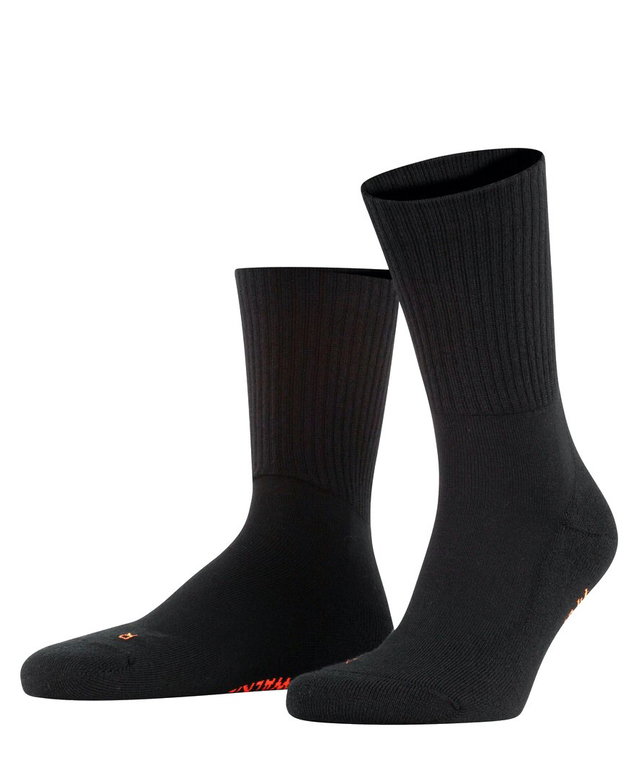 Falke Trekkingsocke Crew Walkie Light (klimaregulierende Merinowolle) schwarz Damen/Herren - 1 Paar