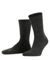 Falke Trekkingsocke Crew Walkie Light (klimaregulierende Merinowolle) dunkelgrau Damen/Herren - 1 Paar