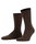 Falke Trekkingsocke Crew Walkie Light (klimaregulierende Merinowolle) dunkelbraun Damen/Herren - 1 Paar