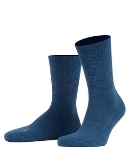 Falke Trekkingsocke Crew Walkie Light (klimaregulierende Merinowolle) hellblau Damen/Herren - 1 Paar