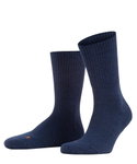 Falke Trekkingsocke Crew Walkie Light (klimaregulierende Merinowolle) jeansblau Damen/Herren - 1 Paar