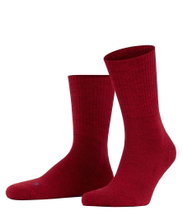 Falke Trekkingsocke Crew Walkie Light (klimaregulierende Merinowolle) weinrot Damen/Herren - 1 Paar