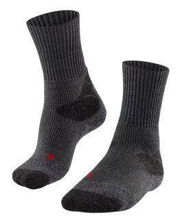 Falke Trekkingsocke TK-X Expedition (Merinowoll-Mix) asphaltgrau Herren - 1 Paar
