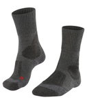 Falke Trekkingsocke TK1 Adventure (Merinowoll-Mix) asphaltgrau Damen - 1 Paar