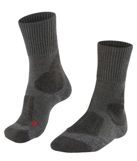 Falke Trekkingsocke TK1 Adventure (Merinowoll-Mix) asphaltgrau Damen - 1 Paar