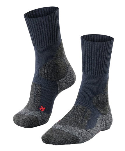 Falke Trekkingsocke TK1 Adventure (Merinowoll-Mix) marineblau Damen - 1 Paar