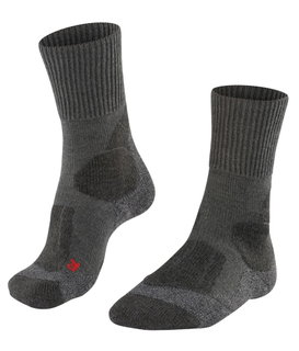 Falke Trekkingsocke TK1 (Merinowolle, für anspruchsvolle Bergtouren) asphaltgrau Herren - 1 Paar