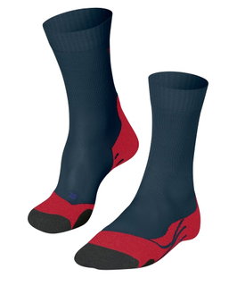 Falke Trekkingsocke TK2 Cool rot/schwarz Herren - 1 Paar