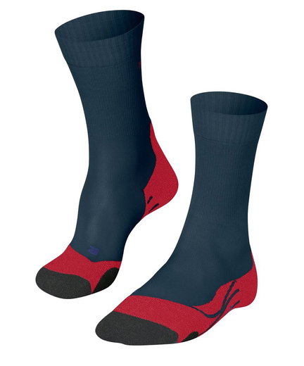 Falke Skarpetki trekkingowe TK2 Cool czerwono/czarne męskie - 1 para