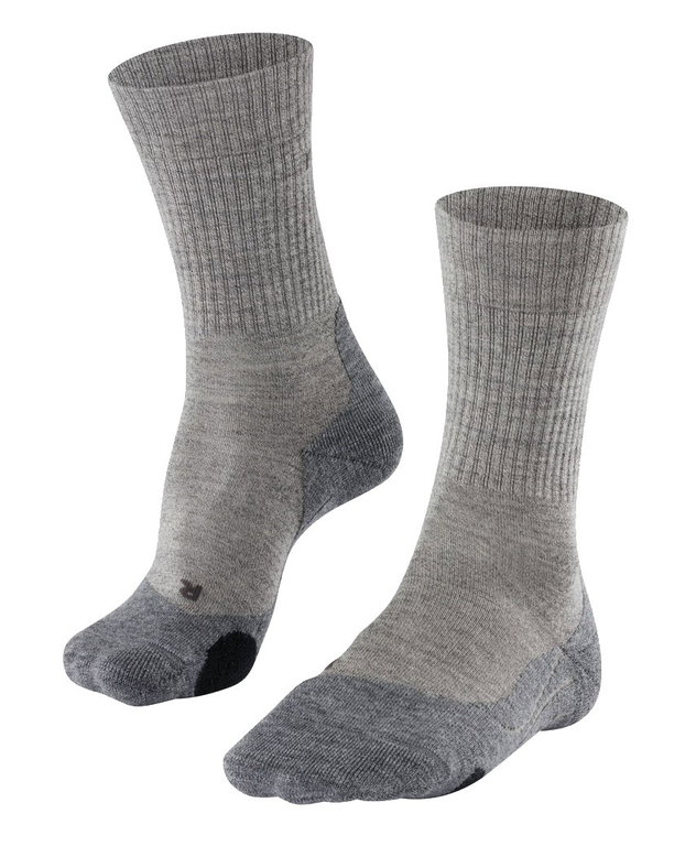 Falke Trekkingsocke TK2 Explore Wool (mittelstarke Polsterung) grau Damen - 1 Paar