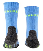 Skarpety trekkingowe Falke TK2 (mieszanka wełny merino, średnie wzmocnienie) niebieskie dzieci - 1 para