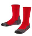 Falke Trekkingsocke TK2 (Merinowoll-Mix, mittelstarke Polsterung) rot Kinder - 1 Paar