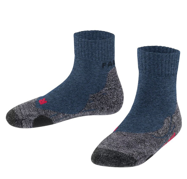 Falke Trekkingsocke TK2 Short (Merinowoll-Mix) dunkelblau Kinder - 1 Paar