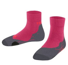 Falke Trekking Sock TK2 Short (Merino Wool Blend) Pink Children - 1 Pair