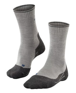Falke Trekkingsocke TK2 Explore Wool Silk hellgrau Damen - 1 Paar