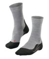 Falke Trekkingsocke Crew TK5 Wander (Merinowoll-Mix) hellgrau Damen - 1 Paar
