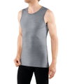 Falke Funktionsunterwäsche Unterhemd Wool Tech Singlet Light (maximale Bewegungsfreiheit) grau Herren