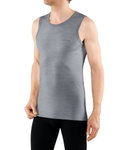 Falke Funktionsunterwäsche Unterhemd Wool Tech Singlet Light (maximale Bewegungsfreiheit) grau Herren