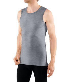Falke Funktionsunterwäsche Unterhemd Wool Tech Singlet Light (maximale Bewegungsfreiheit) grau Herren