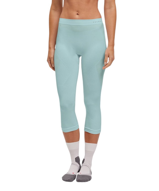 Falke Unterziehhose 3/4 Tight Warm (Feuchtigkeits- und Temperaturregulierung) Unterwäsche hellblau Damen