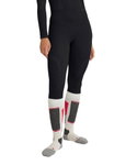 Falke Unterziehhose 3/4 Tight Wool-Tech (feinste Merinowolle) Unterwäsche schwarz Damen