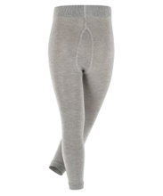 Falke Bielizna funkcjonalna Spodnie termiczne Active Warm (Legginsy, ocieplająca wełna merino) jasnoszary Dzieci
