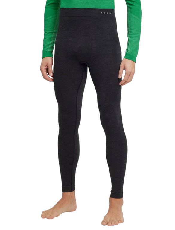 Falke Unterziehhose Tight Wool-Tech (hervorragendes Feuchtigkeitsmanagement) lang Unterwäsche schwarz Herren